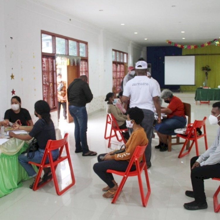 JELANG KONAS IX GKII, TNI SWAB PESERTA DAN PANITIA